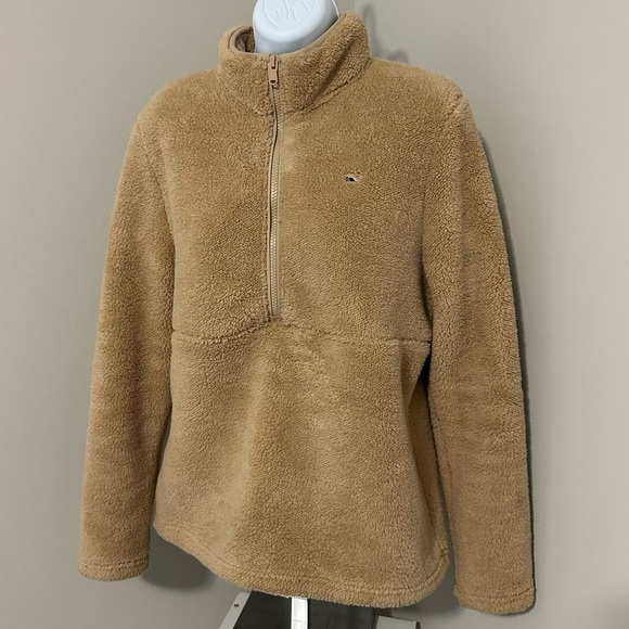 Vineyard Vines Sherpa 1/2 zip - Picture 3 of 6